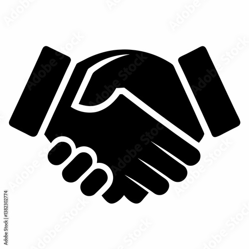 handshake vector icon