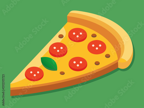 vector illustration of pizza