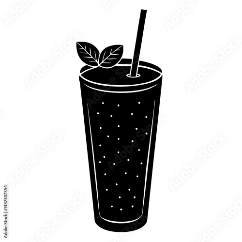 vector illustration of a drink