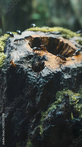 A Microcosm of Diligence: Xylophagous Insects and Their Essential Role in Woodland Ecosystems