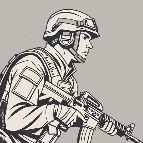 vector illustration of a construction worker