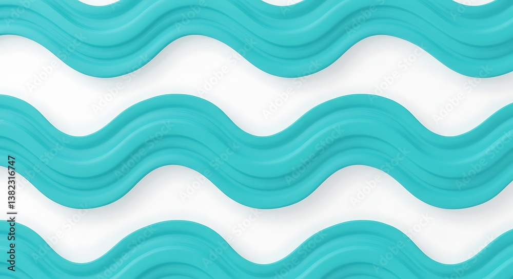 Aqua Wave Symphony AI Generated Aqua Wave Symphony AI Generated