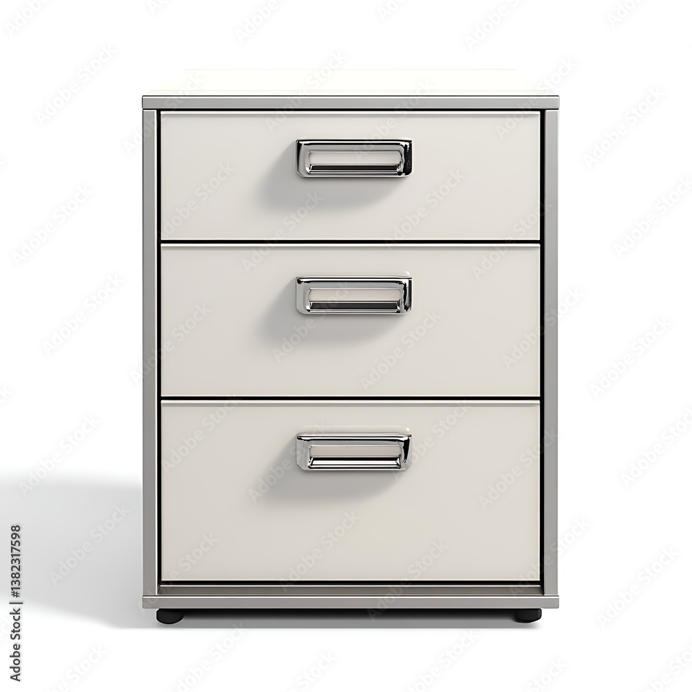 Modern Drawer Chest: A sleek, three-drawer chest with a minimalist design. This contemporary piece is ideal for storage and adds a touch of sophistication to any space. Modern Drawer Chest: A sleek, three-drawer chest with a minimalist design. This contemporary piece is ideal for storage and adds a touch of sophistication to any space.