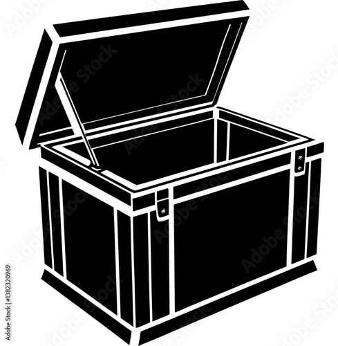A outdoor-storage-box-silhouette-illustration- 