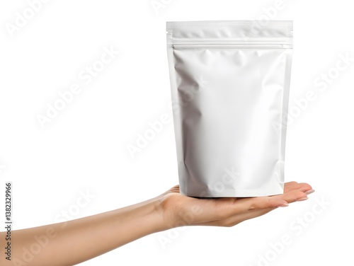 pouch bag pack mockup blank