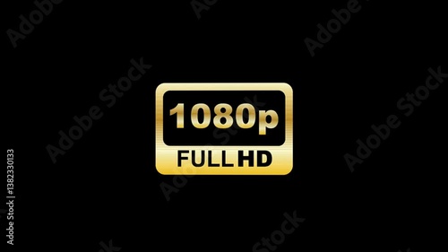 Footage 1080p Full HD exclusive LOGO with shiny reflection