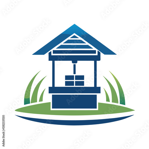 well logo vector illustration design