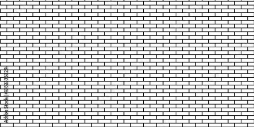 Abstract vector empty stucco masonry pavement floor and wall limestone brickwork concrete texture. Urban white, black line cement rough row wallpaper abstract background.	
