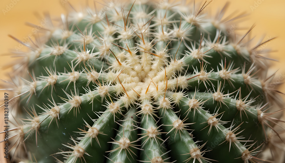 Close-up of Spherical Cacti, Cluster of Small Spiny Cacti, Ball Cactus Group, Cactus with Prominent Spines Close-up of Spherical Cacti, Cluster of Small Spiny Cacti, Ball Cactus Group, Cactus with Prominent Spines