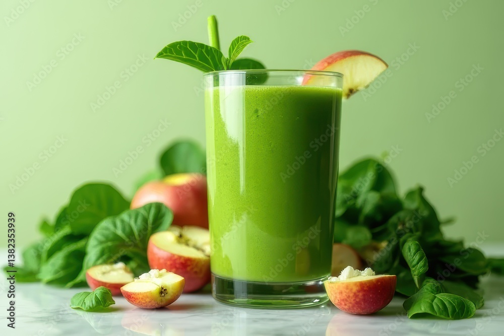 Apple-Spinach Smoothie Blend Apple-Spinach Smoothie Blend