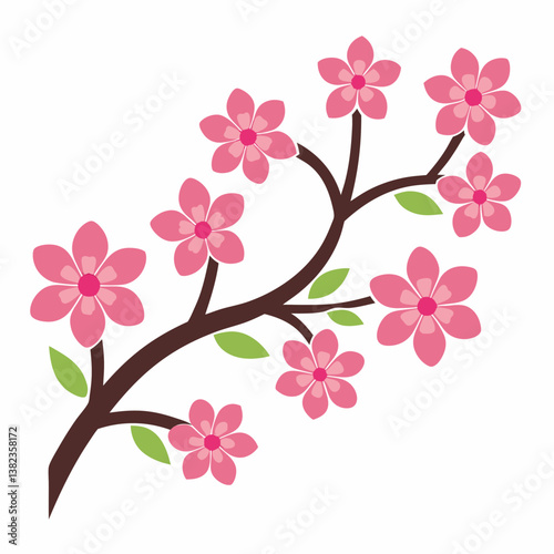 cherry blossom branch