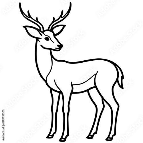 deer vector illustration