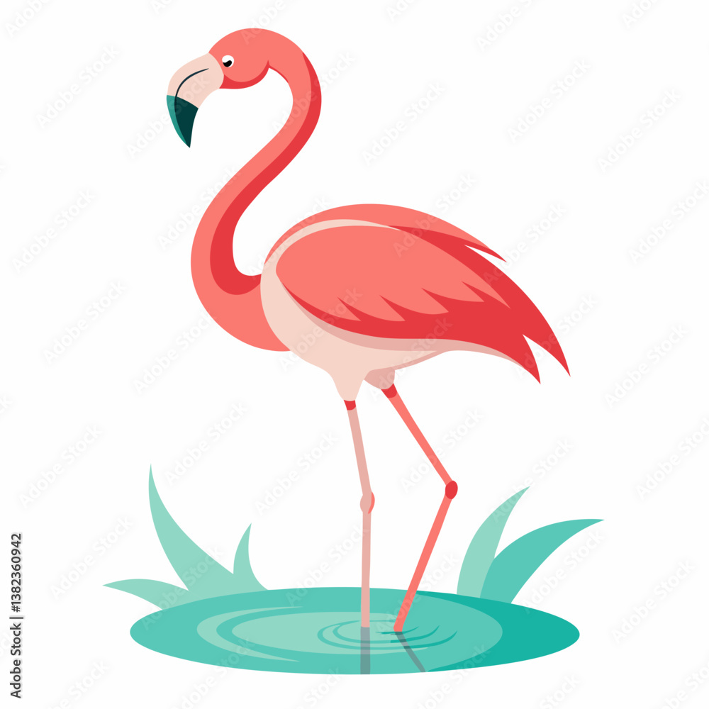 Fototapeta premium flamingo vector illustration