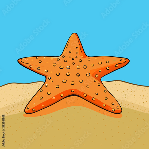starfish on the beach