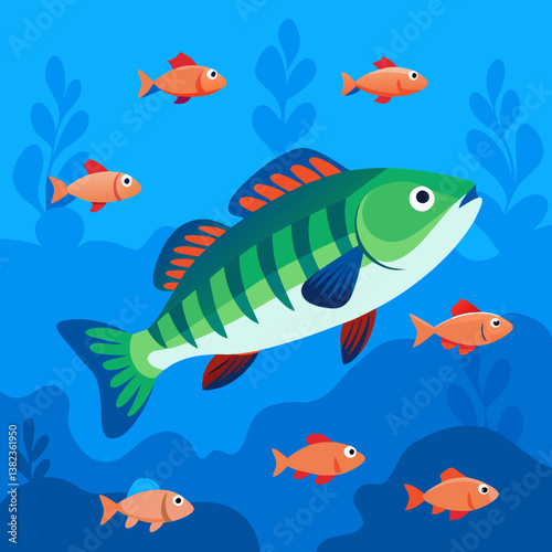 fishes in the water