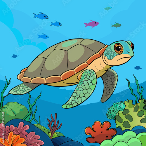 green sea turtle