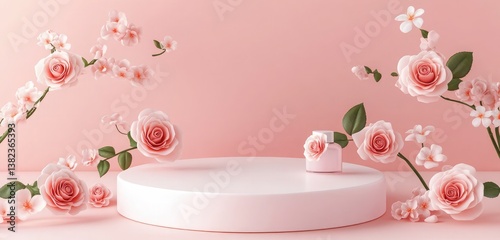 pink rose back ground