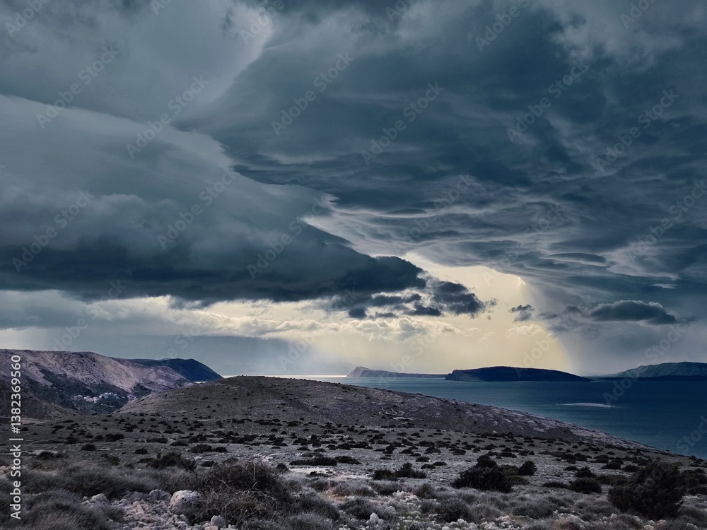 heavy clouds