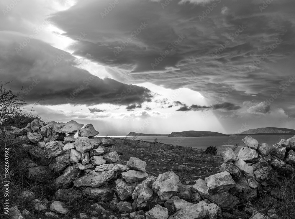 heavy clouds
