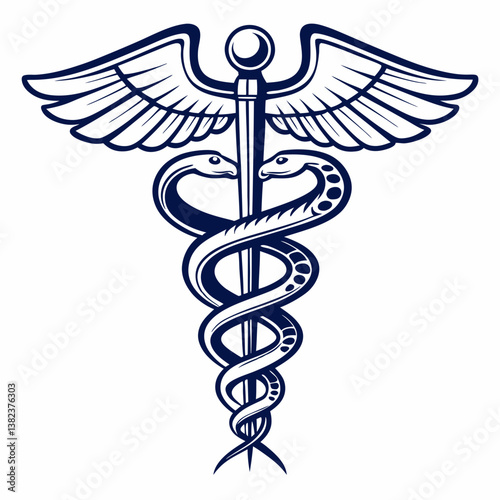 caduceus medical symbol