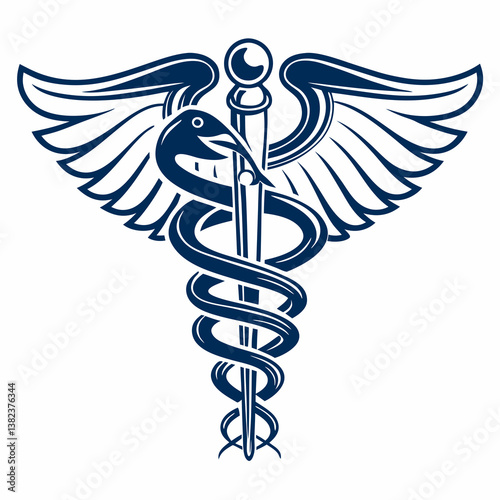caduceus medical icon