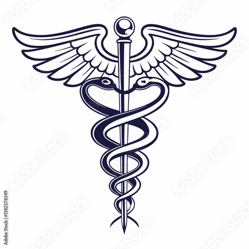 caduceus medical icon
