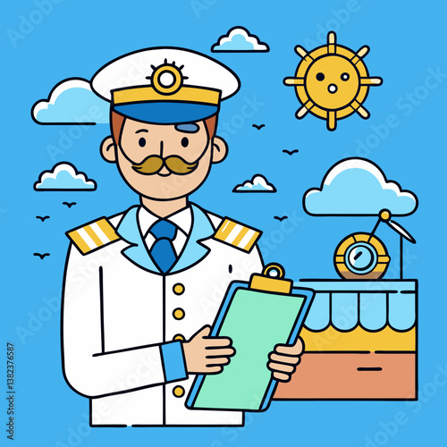 cartoon pirate ship