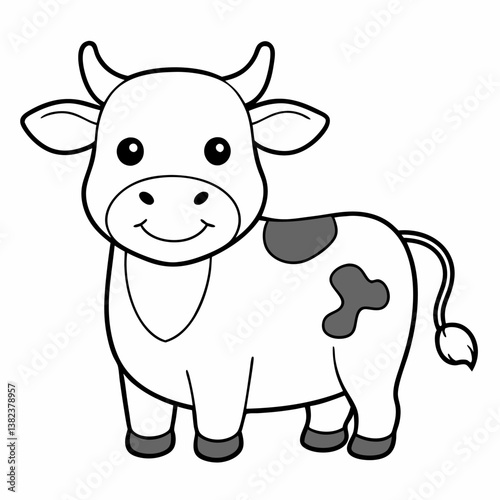 funny cow cartoon