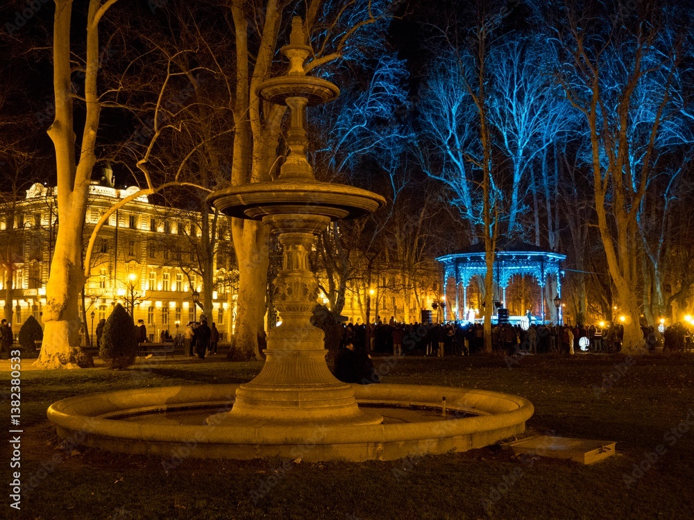 zagreb festival of light show