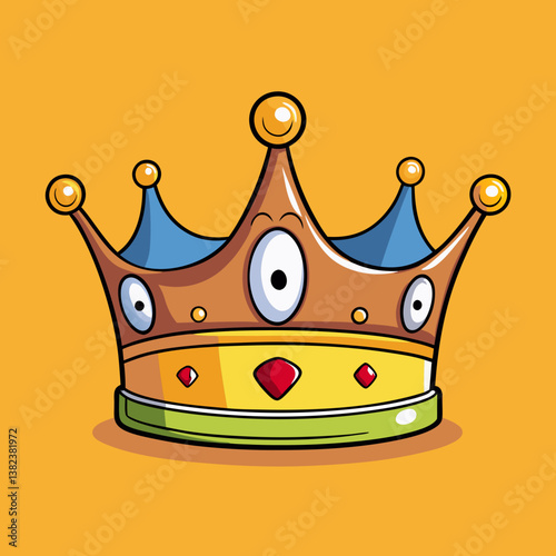 golden crown vector