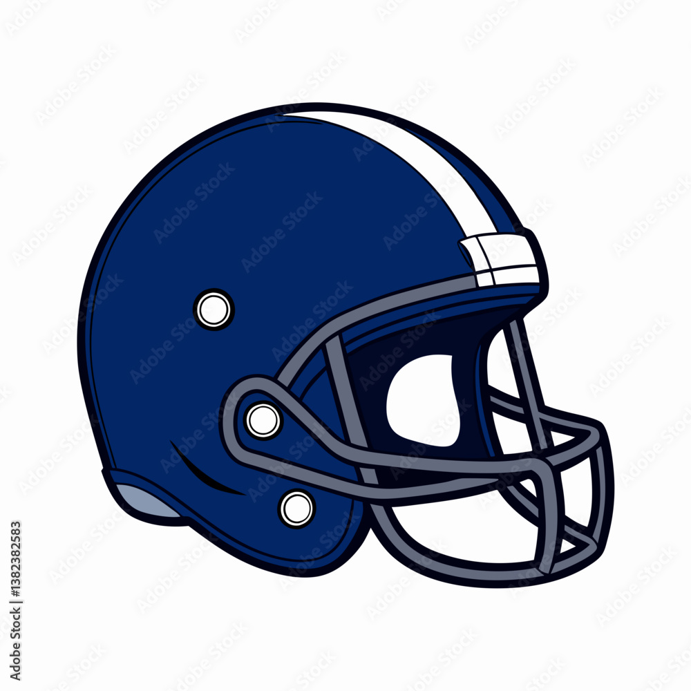 Naklejka premium american football helmet