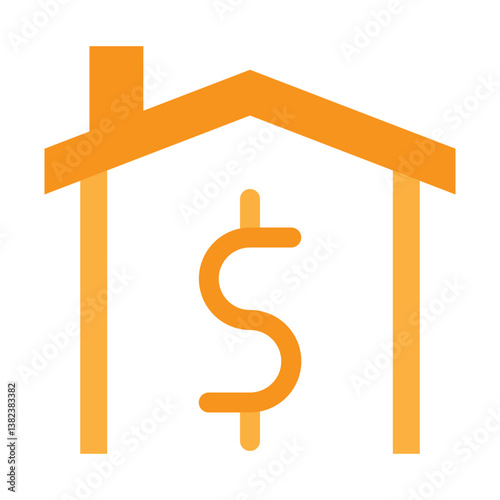 Real Estate Investment Vector Flat Icon Design