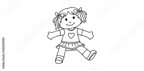 cheerful rag doll