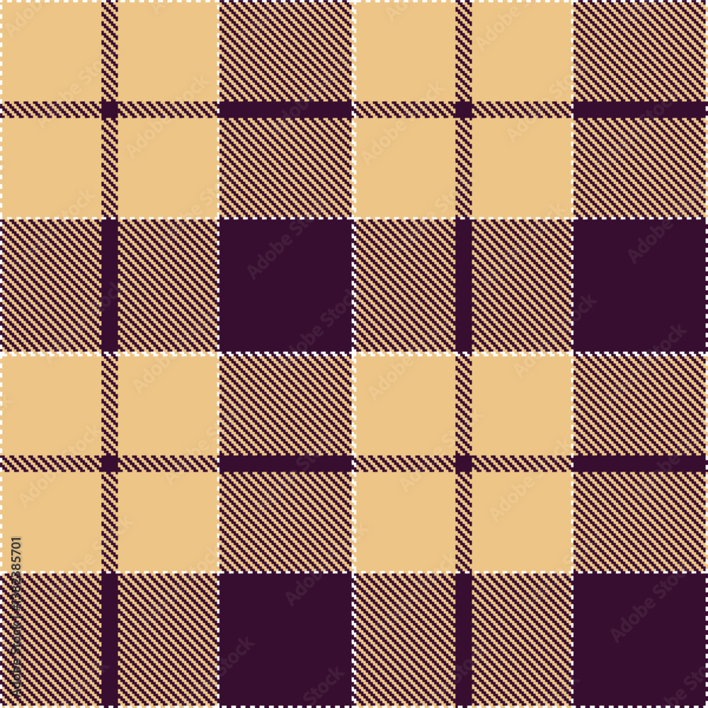 Plaid pattern seamless. Pastel white & Neon very light brown Tartan Fabric Design. Plaid pattern seamless. Pastel white & Neon very light brown Tartan Fabric Design.