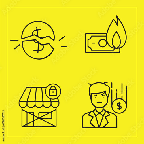 Icon set for graphic designers. Vector illustration.