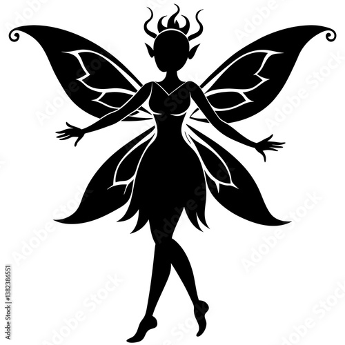 silhouette of a girl
