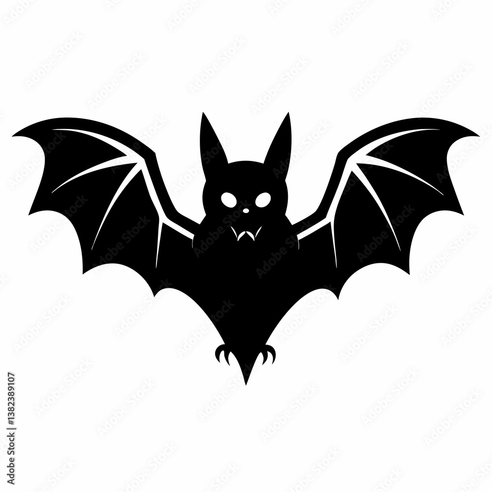bat on a white background bat on a white background