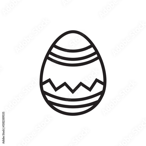 easter egg vector silhouette