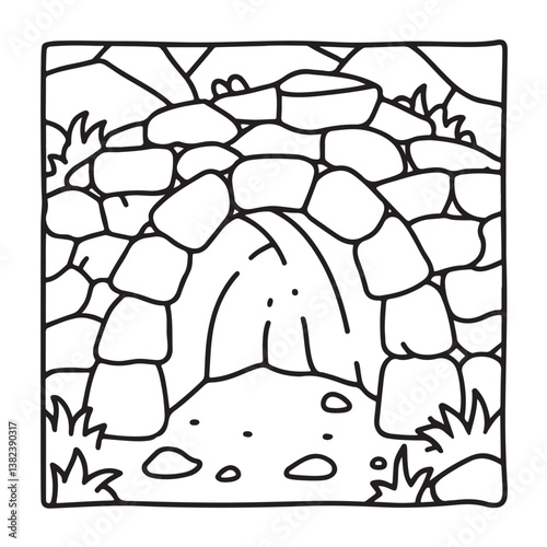 Comfy patterns coloring page, bold and easy coloring book page, patterns, mandala, flowers, floral, animals, vector illustration, line art, black and white, victor art, illustration