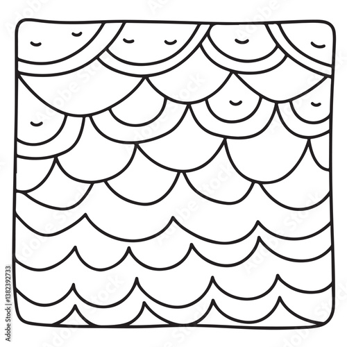 Comfy patterns coloring page, bold and easy coloring book page, patterns, mandala, flowers, floral, animals, vector illustration, line art, black and white, victor art, illustration