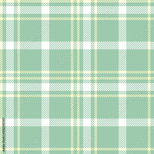 Highland pale teal Tartan patterns fabric texture. Elegant Traditional egg shell Seamless Tartan