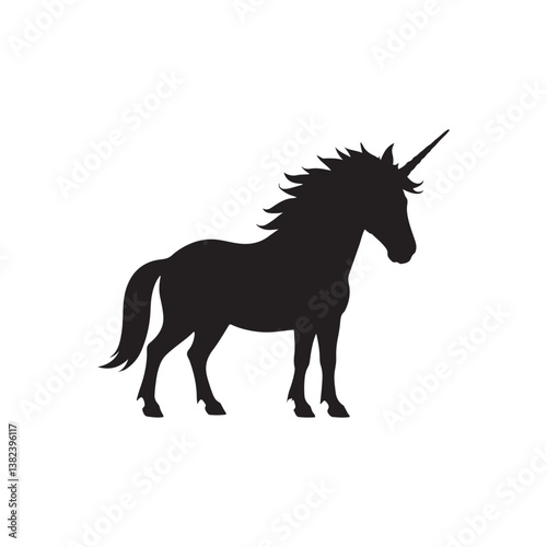 horse silhouette vector
