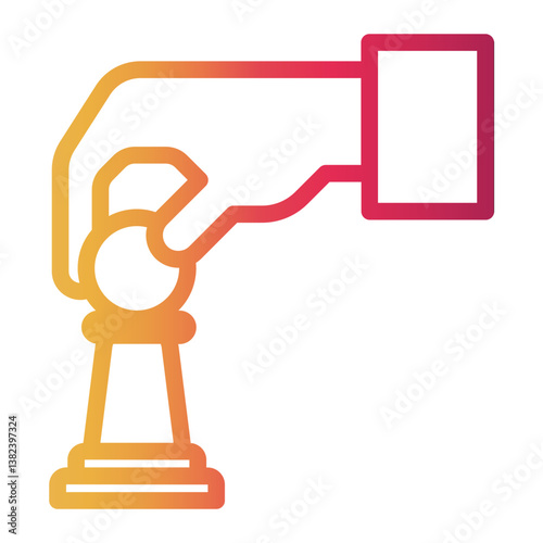 move Line Gradient Icon