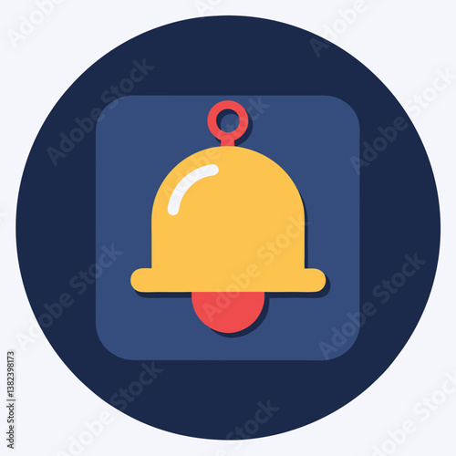 service bell icon vector illustration