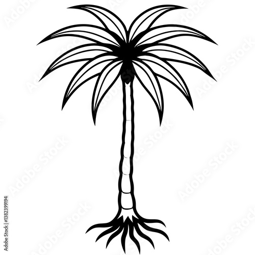 palm tree silhouette