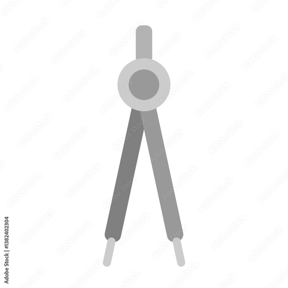 Drawing Divider Vector Flat Icon Design Drawing Divider Vector Flat Icon Design