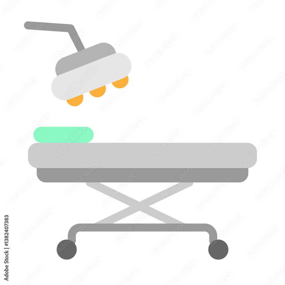 Operation Theatre Vector Flat Icon Design Operation Theatre Vector Flat Icon Design
