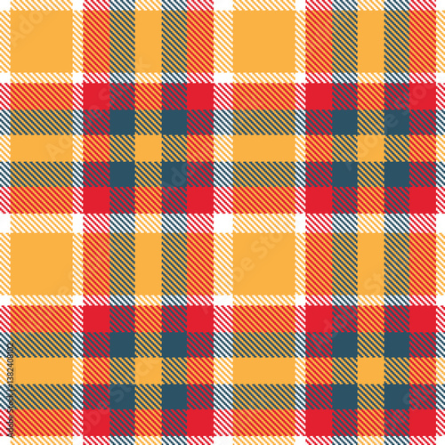 Pale white Tartan patterns fabric texture. Elegant Metallic butterscotch Seamless Tartan