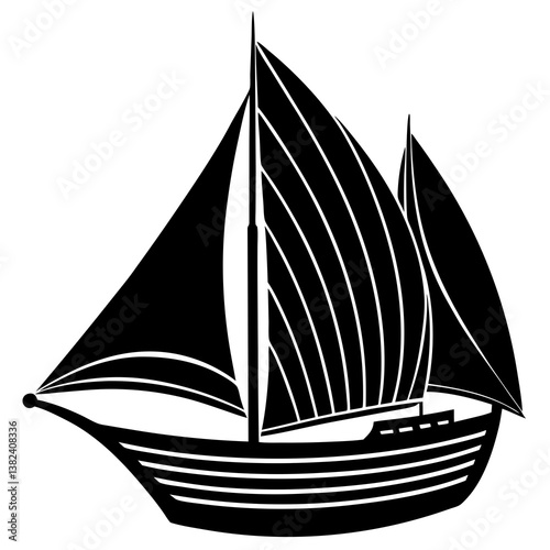 sailing ship vector illustration