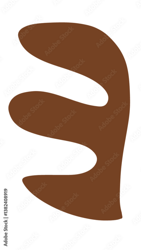 Brown Abstract Shape in High Resolution Brown Abstract Shape in High Resolution